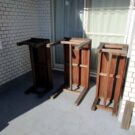 before：それほど色落ちはしていない裏面